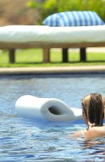 KENDALL JENNER and HAILEY BALDWIN in Bikinis on Vacation in Punta Mita 08/13/2015