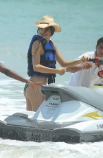 KENDALL JENNER and HAILEY BALDWIN in Bikinis on Vacation in Punta Mita 08/13/2015