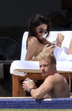 KENDALL JENNER and HAILEY BALDWIN in Bikinis on Vacation in Punta Mita 08/13/2015