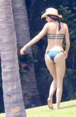 KENDALL JENNER and HAILEY BALDWIN in Bikinis on Vacation in Punta Mita 08/13/2015