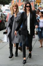 KENDALL JENNER and HAILEY BALDWIN Out and About in New York 08/30/2015