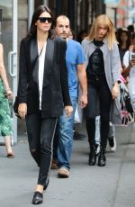 KENDALL JENNER and HAILEY BALDWIN Out and About in New York 08/30/2015