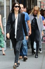 KENDALL JENNER and HAILEY BALDWIN Out and About in New York 08/30/2015
