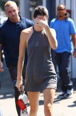 KENDALL JENNER Arrives at a Studio in Van Nuys 08/26/2015