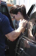 KENDALL JENNER Arrives at a Studio in Van Nuys 08/26/2015