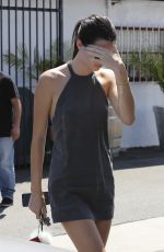 KENDALL JENNER Arrives at a Studio in Van Nuys 08/26/2015