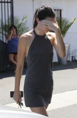 KENDALL JENNER Arrives at a Studio in Van Nuys 08/26/2015