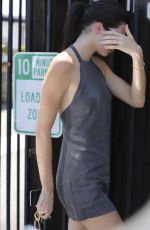 KENDALL JENNER Arrives at a Studio in Van Nuys 08/26/2015