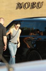 KENDALL JENNER Arrives at Nobu Restaurant in Malibu 08/07/2015