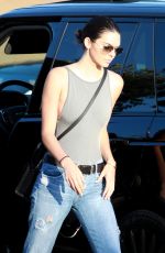 KENDALL JENNER Arrives at Nobu Restaurant in Malibu 08/07/2015