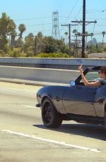 KENDALL JENNER Driving a Camaro Out in Beverly Hills 08/04/2015