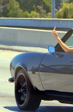 KENDALL JENNER Driving a Camaro Out in Beverly Hills 08/04/2015