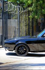 KENDALL JENNER Driving a Camaro Out in Beverly Hills 08/04/2015