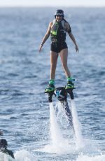 KENDALL JENNER Having Fun on Vacation in St. Barts 08/19/2015