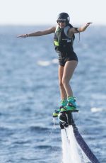KENDALL JENNER Having Fun on Vacation in St. Barts 08/19/2015