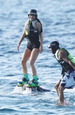 KENDALL JENNER Having Fun on Vacation in St. Barts 08/19/2015