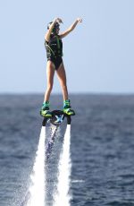 KENDALL JENNER Having Fun on Vacation in St. Barts 08/19/2015