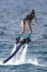 KENDALL JENNER Having Fun on Vacation in St. Barts 08/19/2015