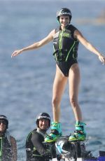 KENDALL JENNER Having Fun on Vacation in St. Barts 08/19/2015