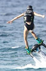 KENDALL JENNER Having Fun on Vacation in St. Barts 08/19/2015