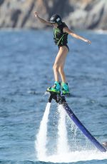 KENDALL JENNER Having Fun on Vacation in St. Barts 08/19/2015