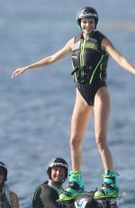 KENDALL JENNER Having Fun on Vacation in St. Barts 08/19/2015