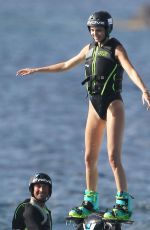 KENDALL JENNER Having Fun on Vacation in St. Barts 08/19/2015