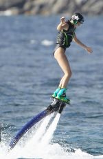 KENDALL JENNER Having Fun on Vacation in St. Barts 08/19/2015