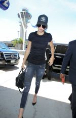 KENDALL JENNER in Jeans at LAX Airport in Los Angeles 08/05/2015