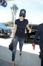 KENDALL JENNER in Jeans at LAX Airport in Los Angeles 08/05/2015