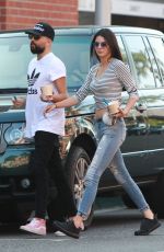 KENDALL JENNER in Tight Ripped Jeans Out in Beverly Hills 08/22/2015