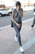 KENDALL JENNER Leaves Go Greek Yogurt in Beverly Hills 08/03/2015