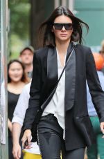 KENDALL JENNER Out and About in New York 08/30/2015