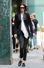 KENDALL JENNER Out and About in New York 08/30/2015