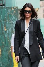 KENDALL JENNER Out and About in New York 08/30/2015