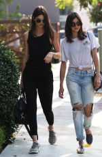 KENDALL JENNER Out fir Lunch at Melrose Aenue 08/21/2015
