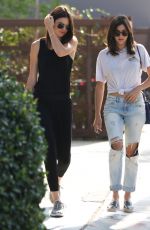 KENDALL JENNER Out fir Lunch at Melrose Aenue 08/21/2015