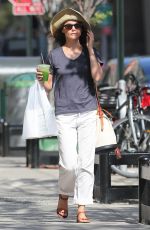KERI RUSSELL Out and About in Brooklyn 08/03/2015