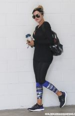 KHLOE KARDASHIAN Heading to a Gym in Beverly Hills 08/25/2015