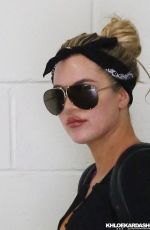 KHLOE KARDASHIAN Heading to a Gym in Beverly Hills 08/25/2015