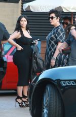 KIM KARDASHIAN Arrives at Nobu to Celebrate Kylie