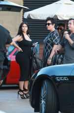 KIM KARDASHIAN Arrives at Nobu to Celebrate Kylie