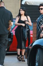 KIM KARDASHIAN Arrives at Nobu to Celebrate Kylie