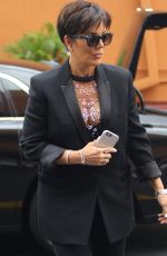 KIM KARDASHIAN Heading to Lunch with KRIS JENNER in Calabasas 08/25/2015