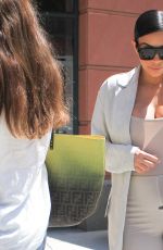 KIM KARDASHIAN Out and About in Los Angeles 08/28/2015