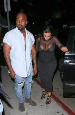 KIM KARDASHIANS and Kanye West Leaves Kylie