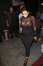 KIM KARDASHIANS and Kanye West Leaves Kylie