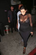 KIM KARDASHIANS and Kanye West Leaves Kylie