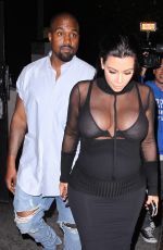 KIM KARDASHIANS and Kanye West Leaves Kylie