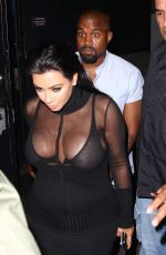 KIM KARDASHIANS and Kanye West Leaves Kylie